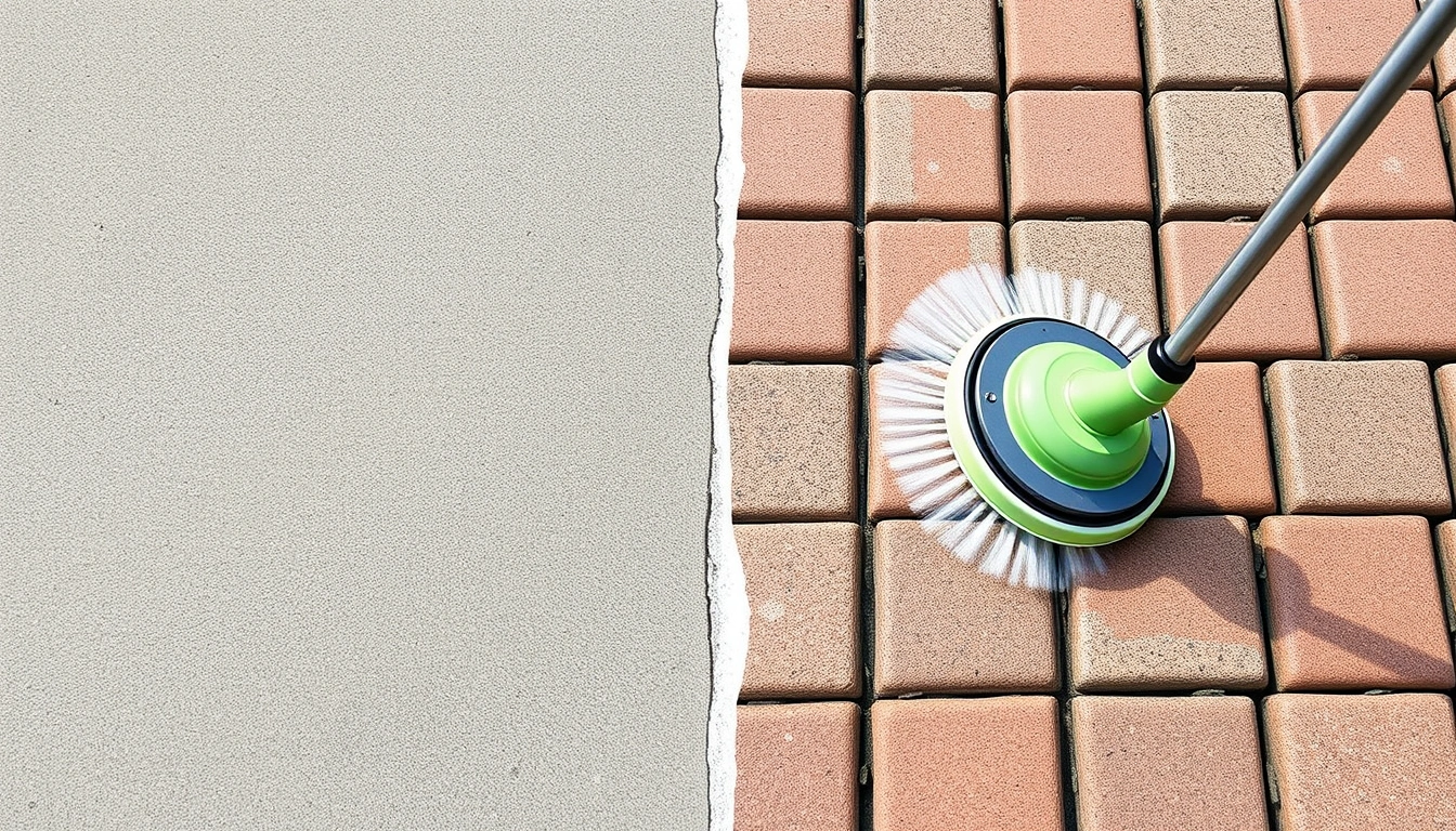 concrete vs paver cleaning method