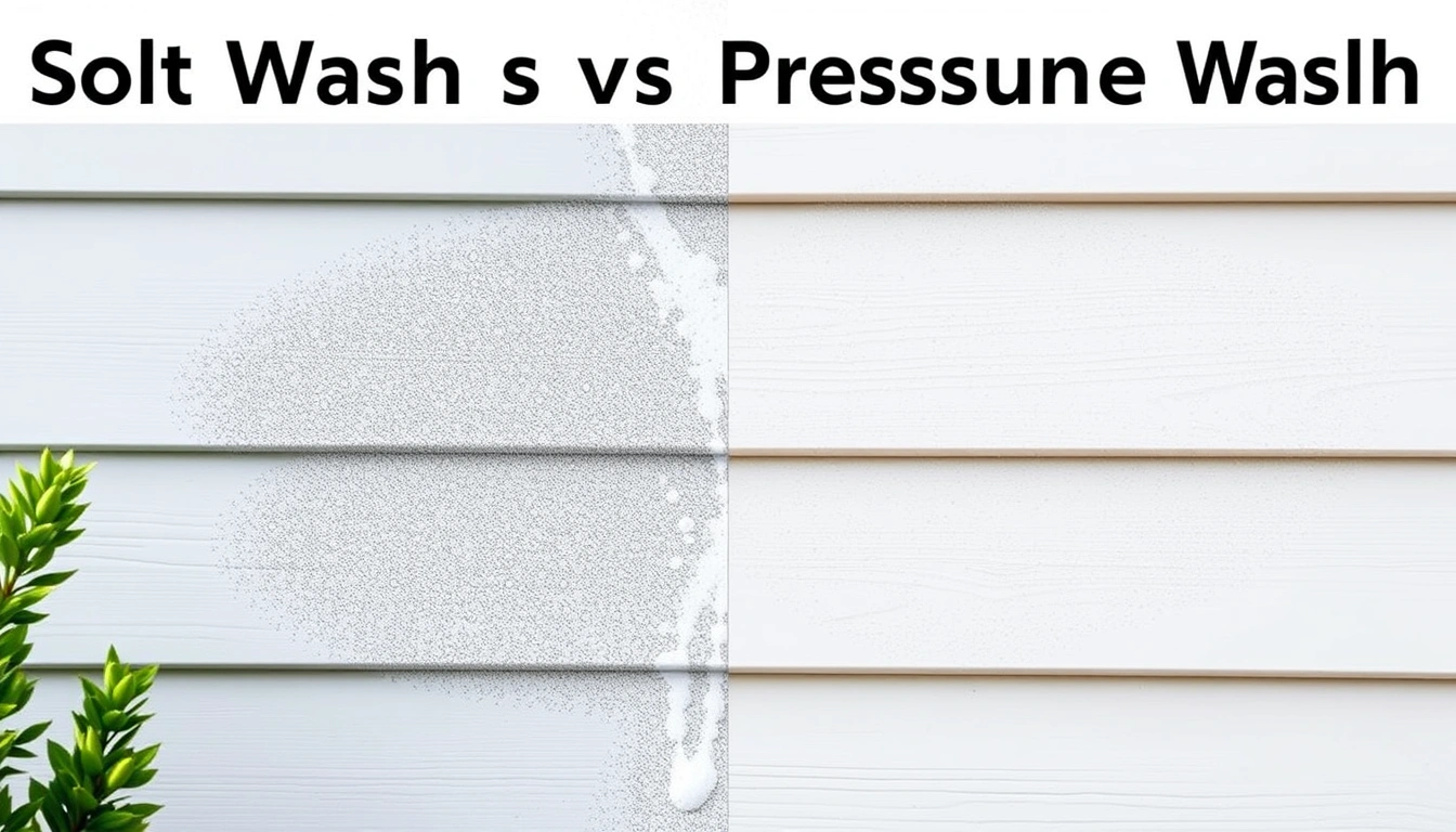 soft wash vs pressure wash vinyl siding